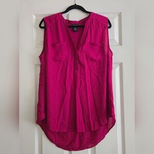 Sleeveless Pink Blouse